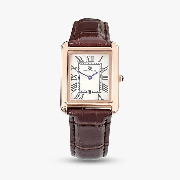 Venezia Ultra-Slim Rectangular Watch - Art Deco Edition
