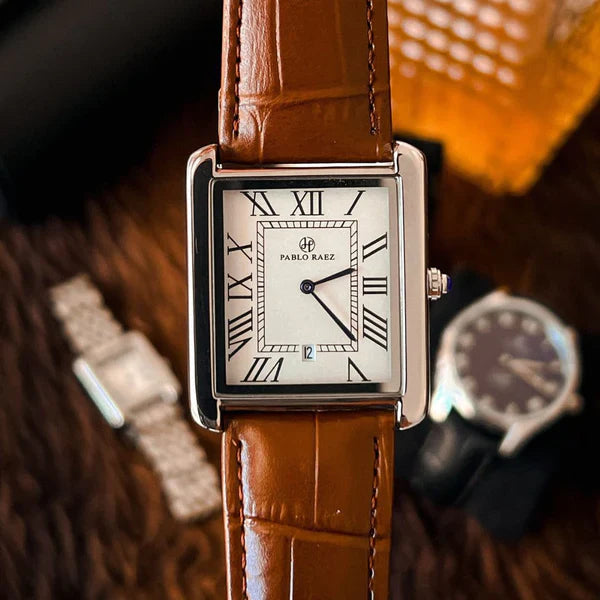 Venezia Ultra-Slim Rectangular Watch - Art Deco Edition