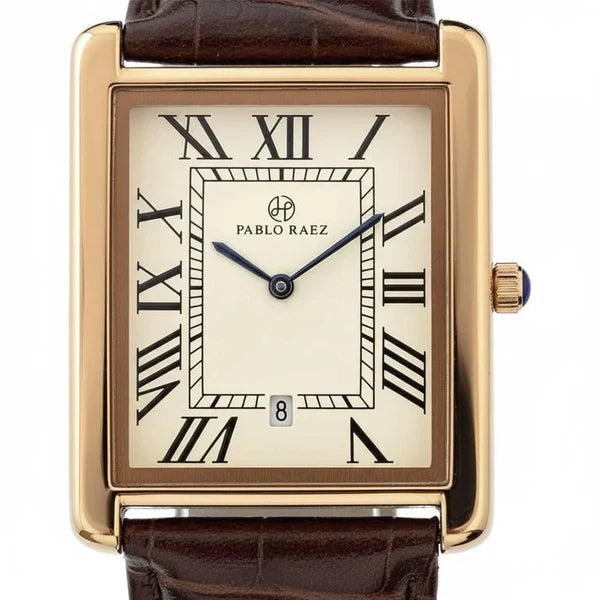 Venezia Ultra-Slim Rectangular Watch - Art Deco Edition