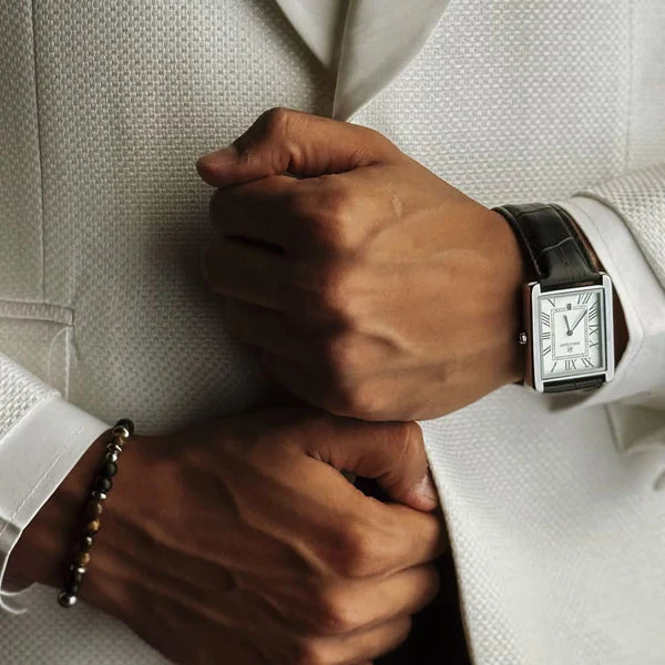 Venezia Ultra-Slim Rectangular Watch - Art Deco Edition