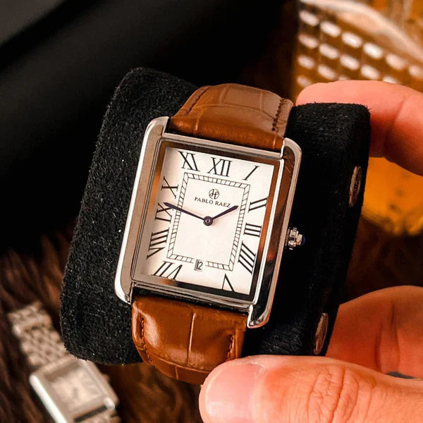 Venezia Ultra-Slim Rectangular Watch - Art Deco Edition