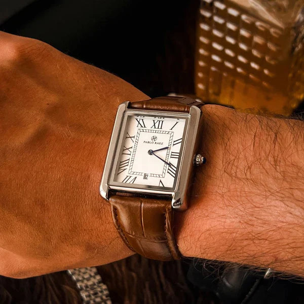 Venezia Ultra-Slim Rectangular Watch - Art Deco Edition